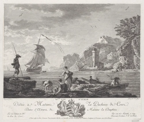Eleventh View of Italy by Joseph Vernet, print, 1760-1770
