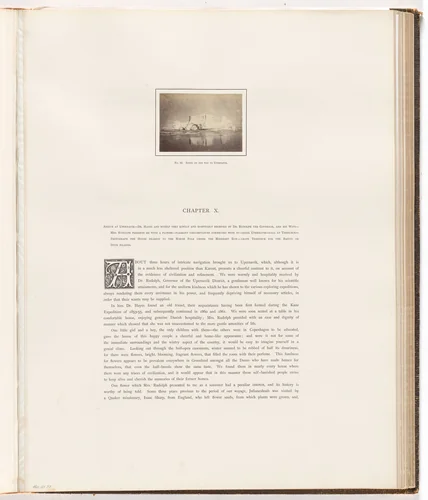 "Scene on our way to Upernavik" by George P. Critcherson, John L. Dunmore, William Bradford, photograph, 1869