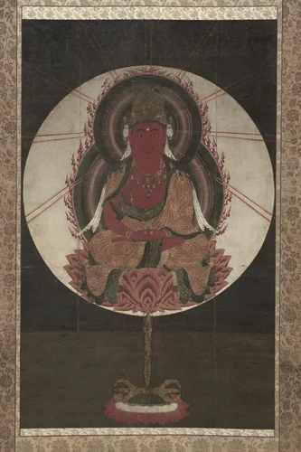 Red Amida by Unknown, painting, 1300-1333