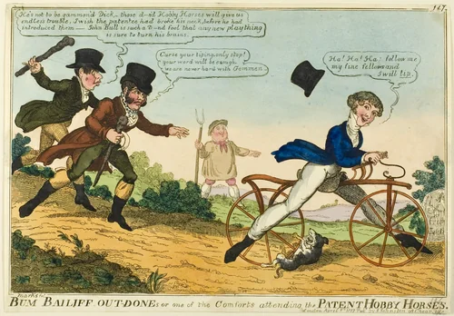 Bum Bailiff Out-Dones by J. Lewis Marks, print, 1819