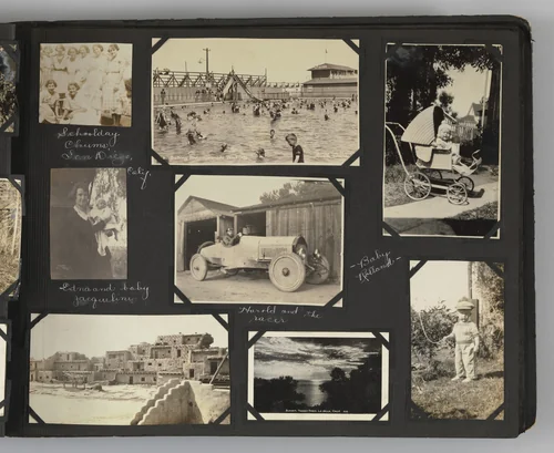 The Story of my Life and Friends as Told by Snapshots from Fourteen On by Blanche Parker, photograph, 1916