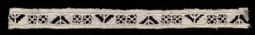 Needlepoint (Reticella) Lace Insertion by Unknown, textile, 1500-1599