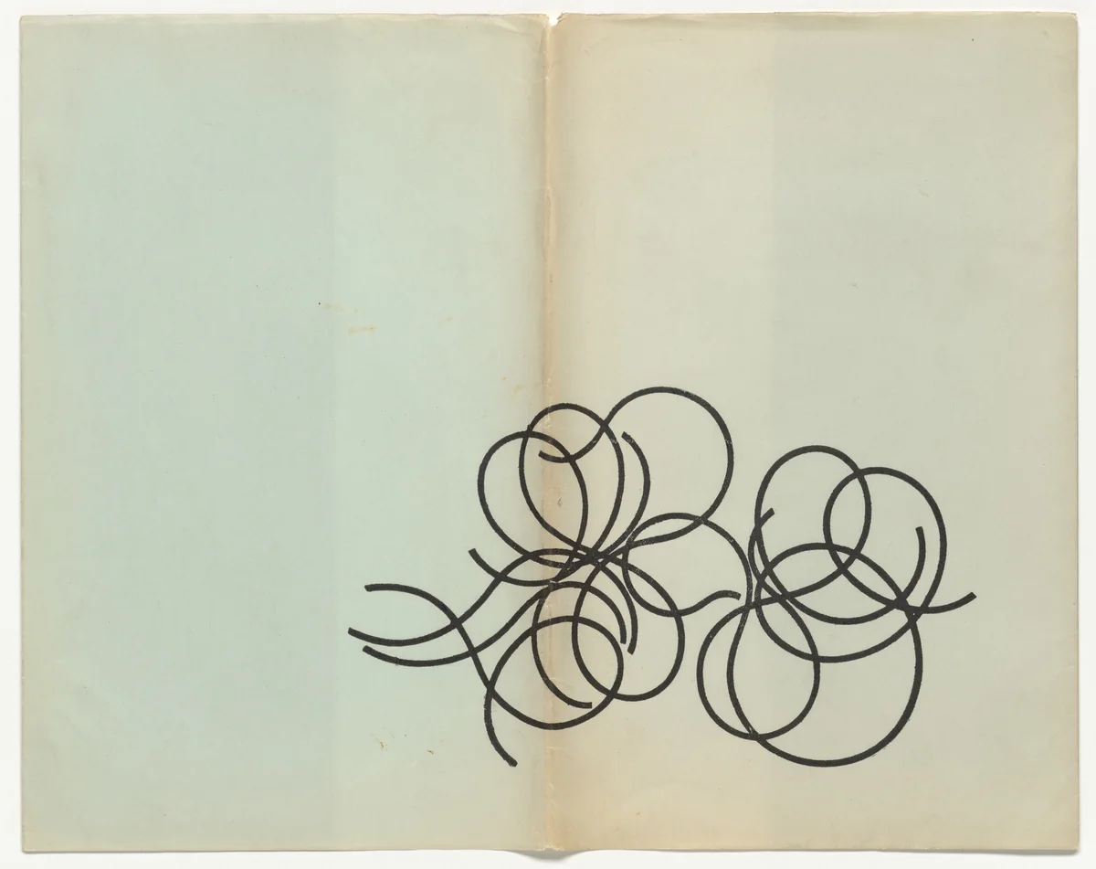 Poèmes sans prénoms (Poems without First Names) by Sophie Taeuber-Arp, illustrated book, 1941