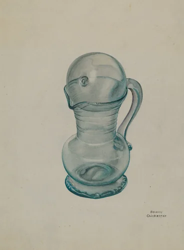 Creamer with Cover by Beverly Chichester, index of american design, 1939