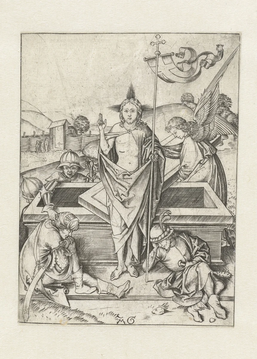 Opstanding by Unknown, print, 1475-1500