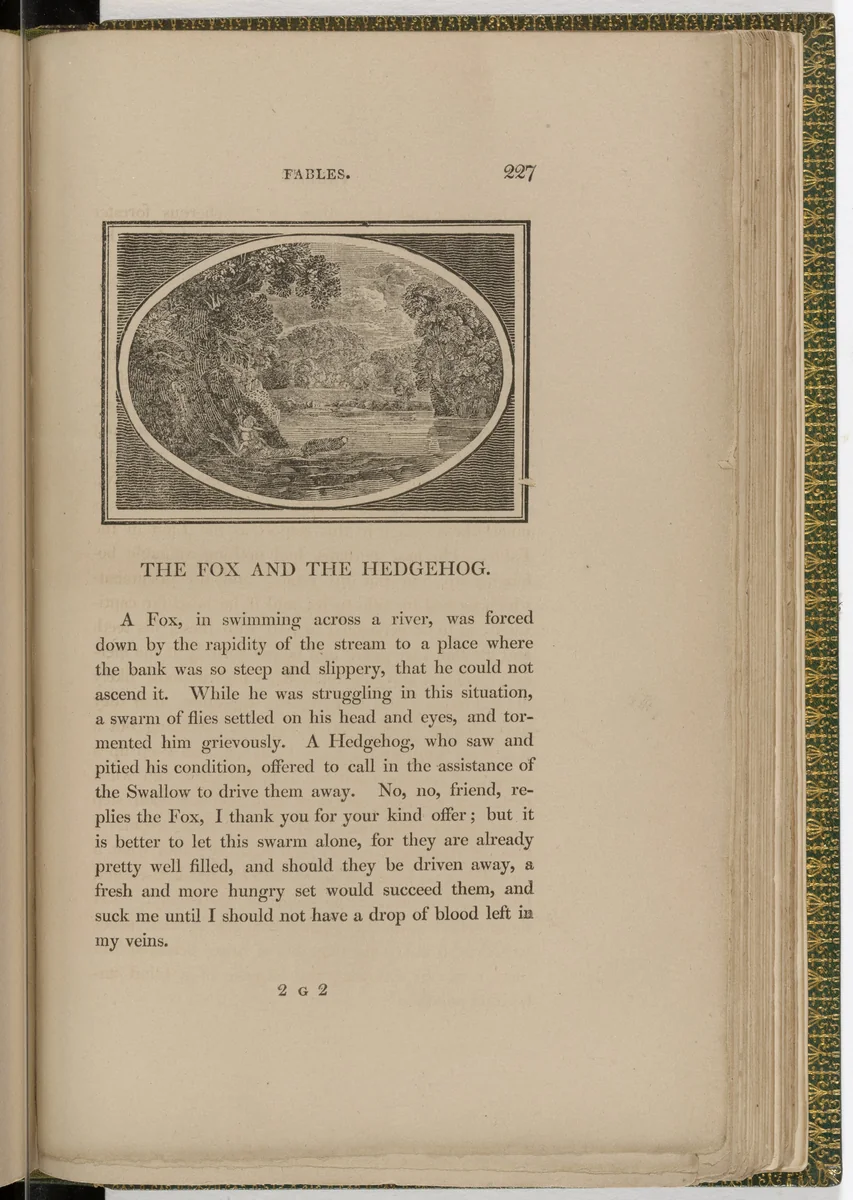 Headpiece (page 227) from The Fables of Aesop by Thomas Bewick, illustrated book, 1818