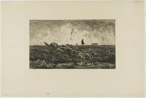 L'Ondée by Charles-François Daubigny, print, 1837-1878