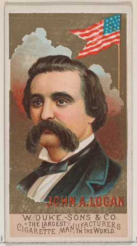 John A. Logan, from the series Great Americans (N76) for Duke brand cigarettes by W. Duke, Sons & Co., print, 1888