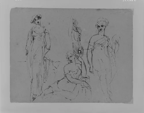 (From Sketchbook) by Thomas Sully, artwork, 1810-1820