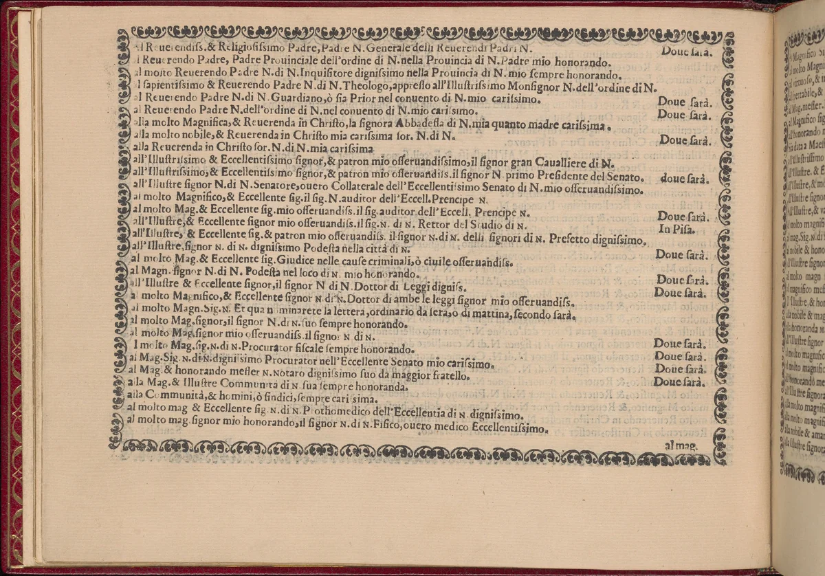 Ghirlanda: Di sei vaghi fiori scielti da piu famosi Giardini d'Italia, page 5 (verso) by Pietro Paulo Tozzi, book, 1604