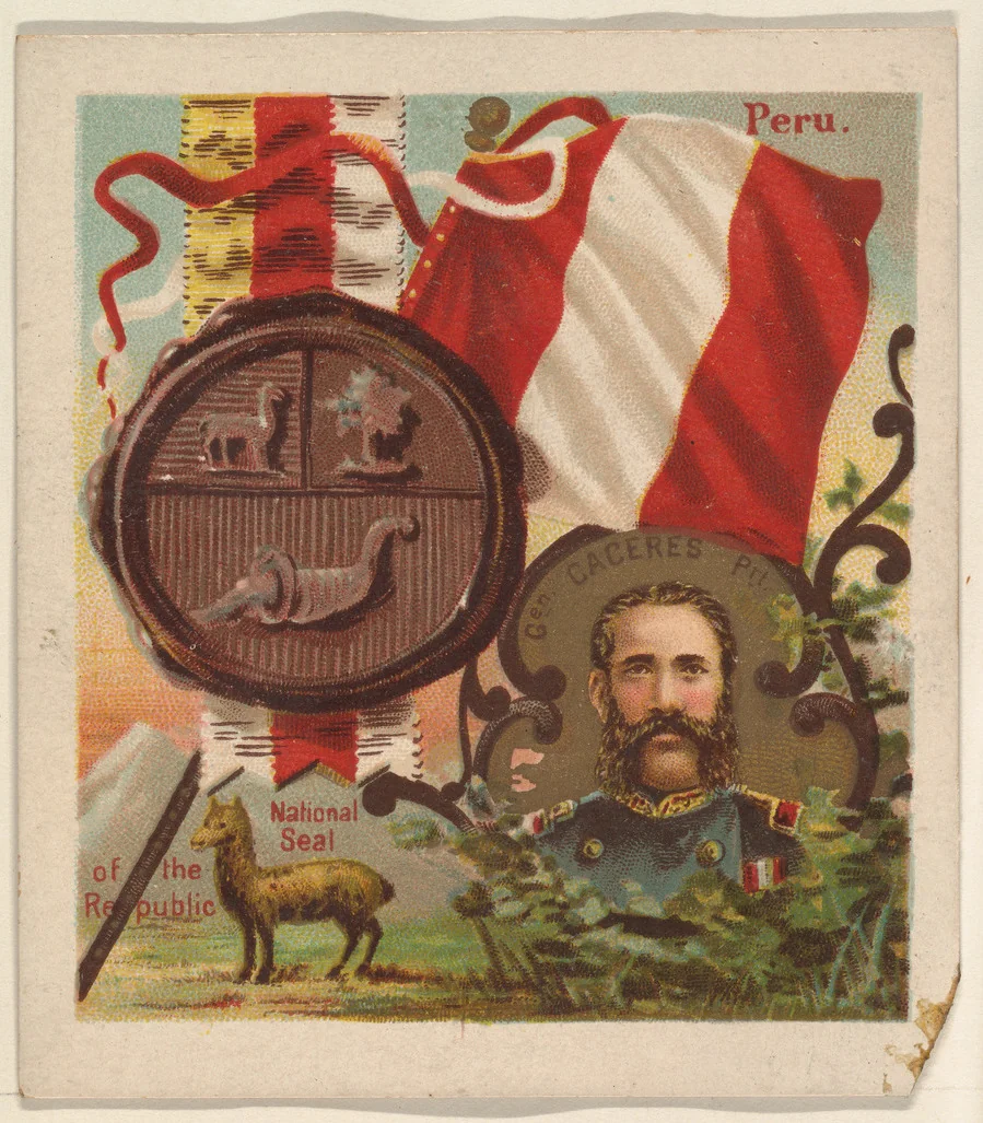 Peru, from the International Cards series (N238), issued by Kinney Bros. by Kinney Brothers Tobacco Company, print, 1888