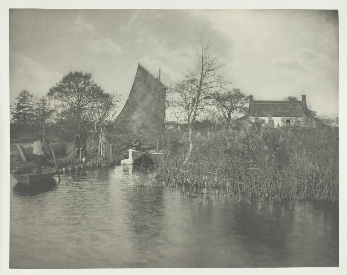 A Broadman's Cottage by Peter Henry Emerson, photograph, 1886