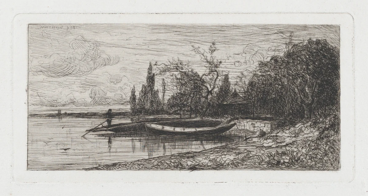 Near the Rix (Ain) by Adolphe Appian, print, 1864