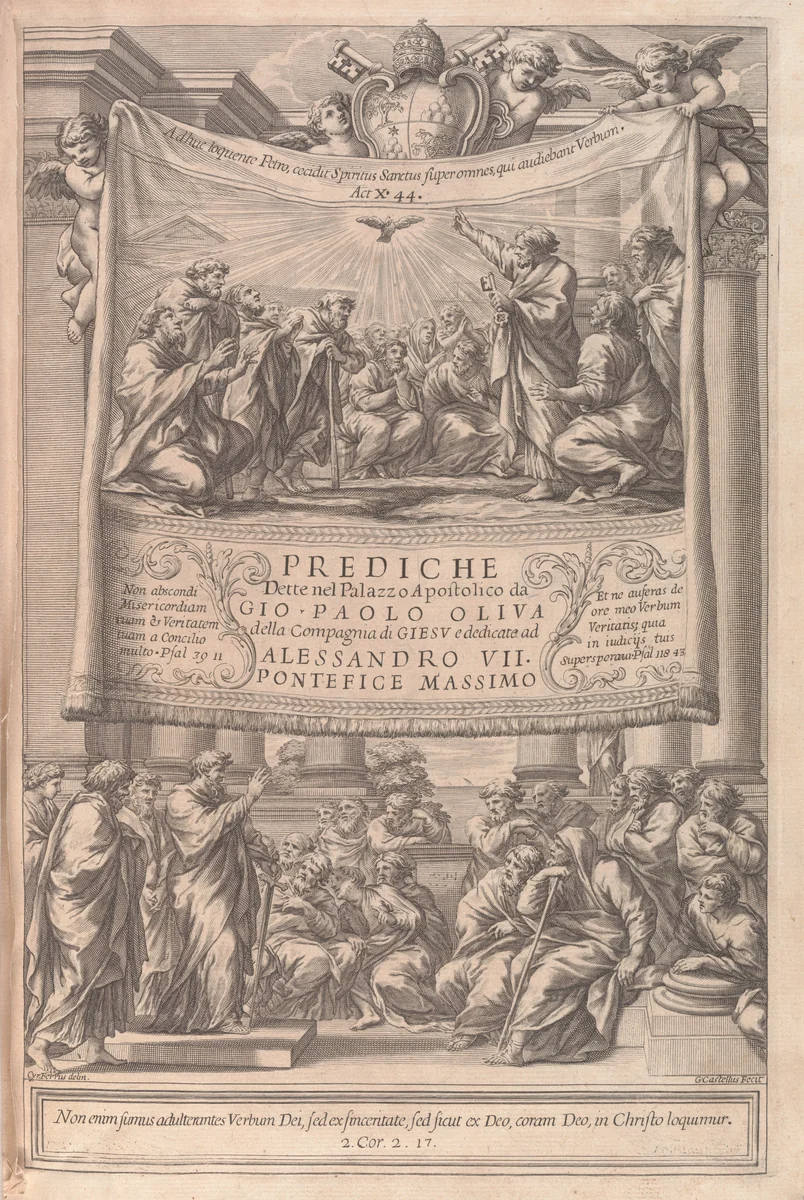 Prediche by Gian Paolo Oliva, book, 1664-1680