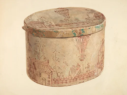 Bandbox by Gilbert Sackerman, index of american design, 1938