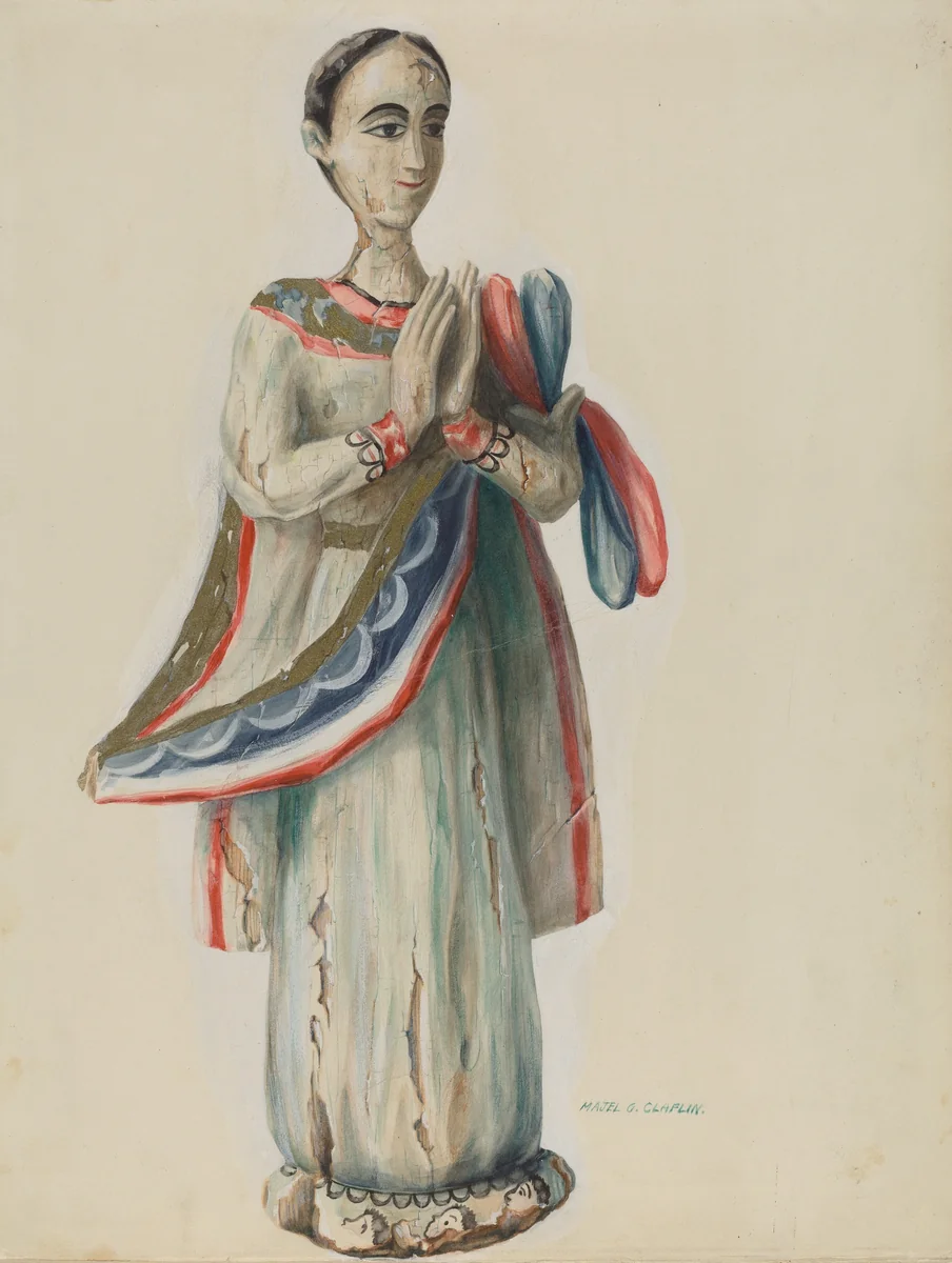 Immaculate Conception by Majel G. Claflin, index of american design, 1935-1942