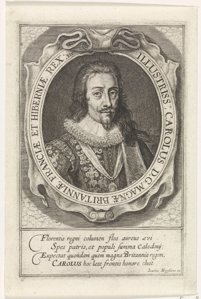 Karel I, koning van Engeland by Simon van de Passe, print, 1625-1647