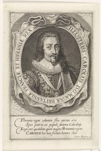 Karel I, koning van Engeland by Simon van de Passe, print, 1625-1647
