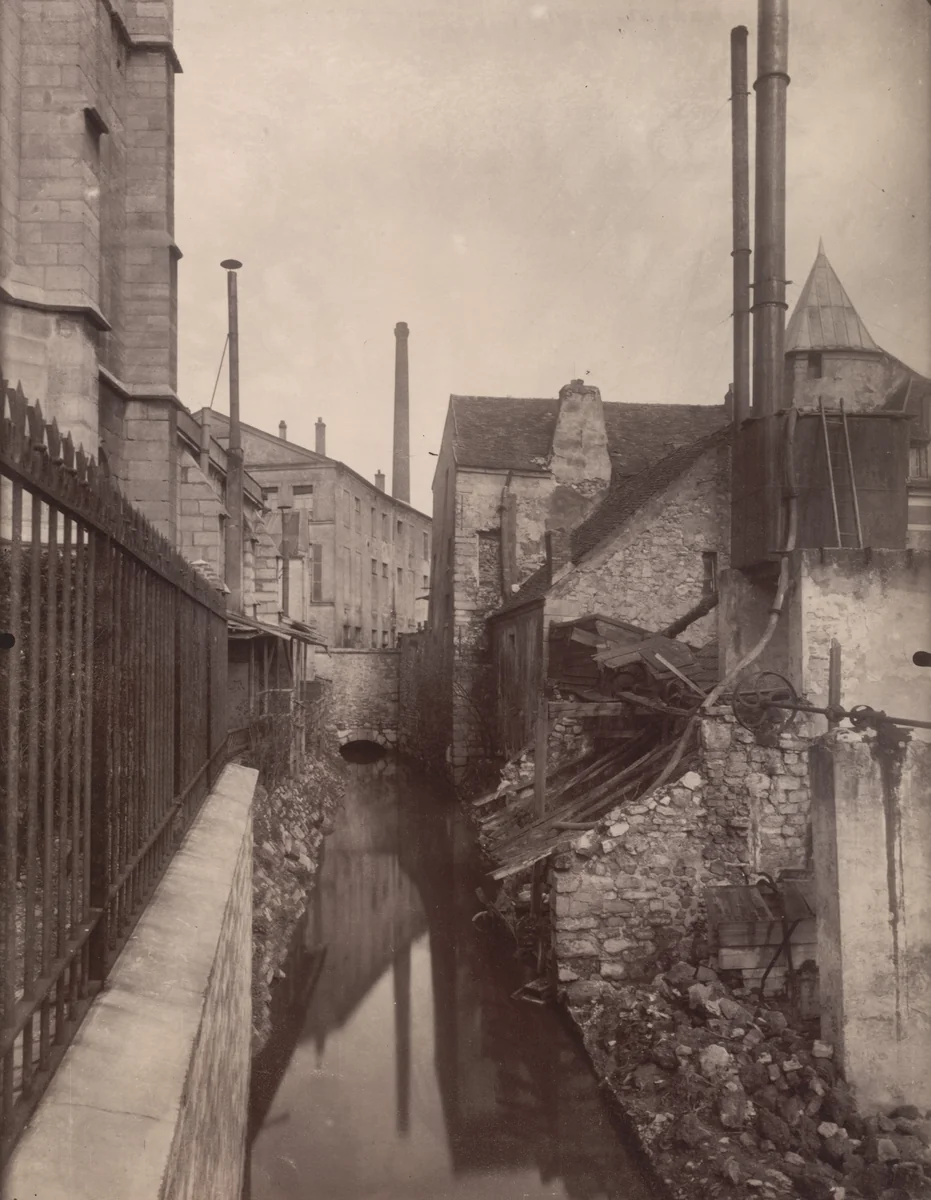 La Bièvre, Gentilly by Eugène Atget, photograph, 1901