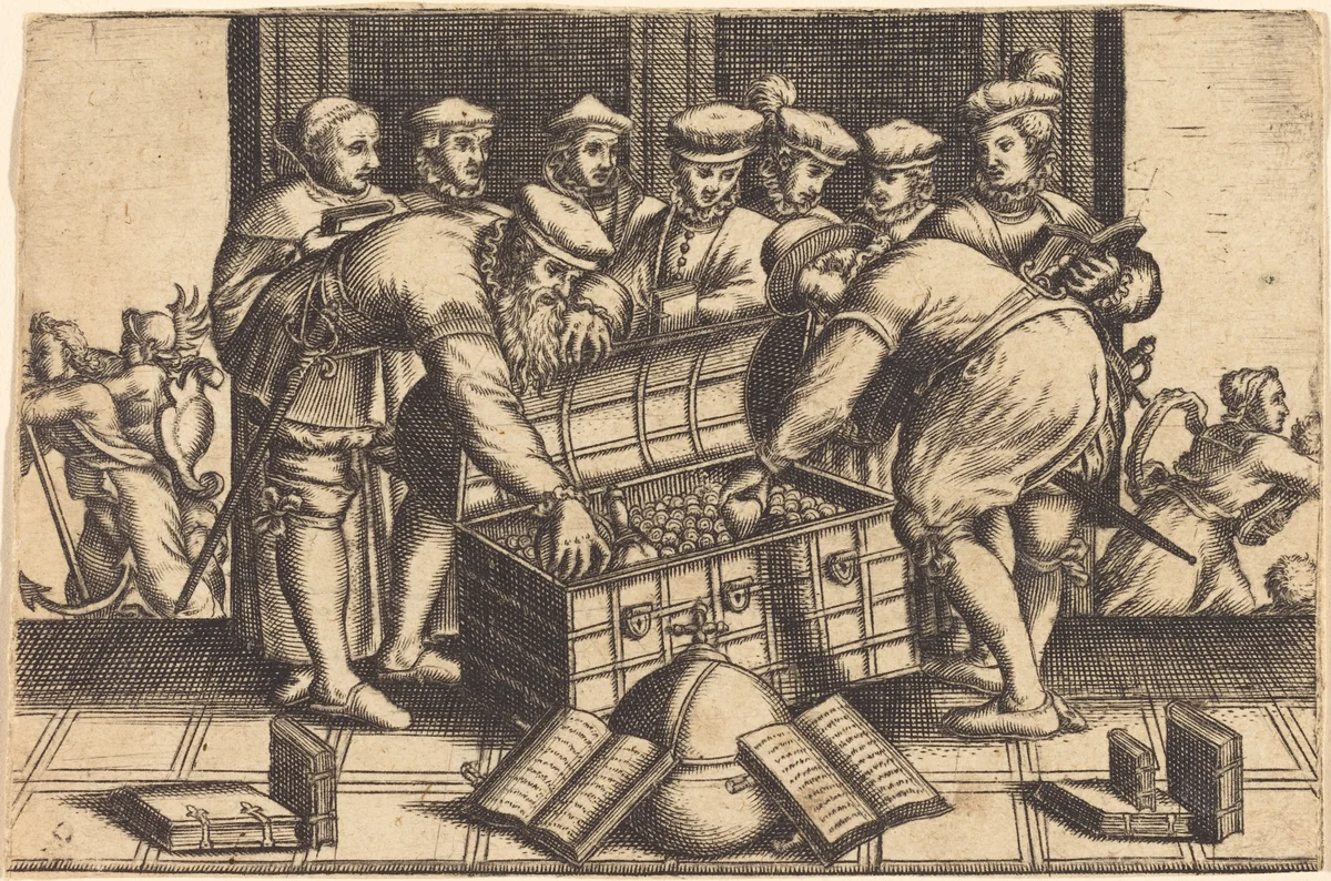 Exempel und Lehr Jetziger Welt Lauf by Andreas Bretschneider, print, 1622
