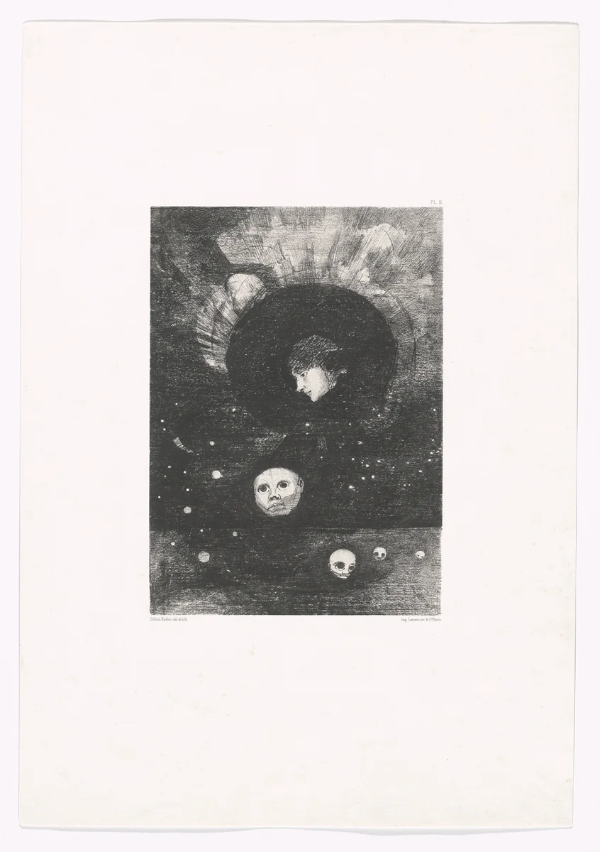 Germination from In the Dream (Dans le rêve) by Odilon Redon, print, 1879