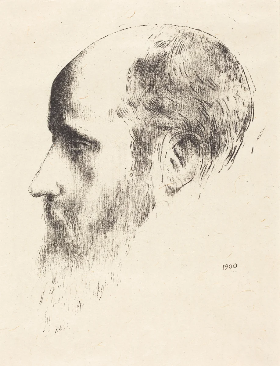 Edouard Vuillard by Odilon Redon, print, 1900