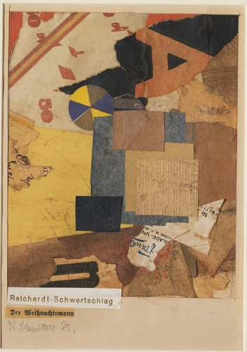 Santa Claus by Kurt Schwitters, drawing, 1922