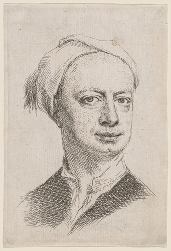 Self-Portrait by Jonathan Richardson, Jr., print, 1728-1738