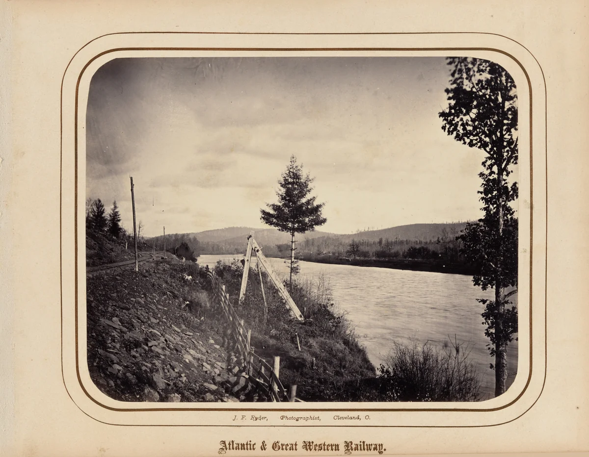 Atlantic & Great Western Railway by James F. Ryder, photograph, 1862
