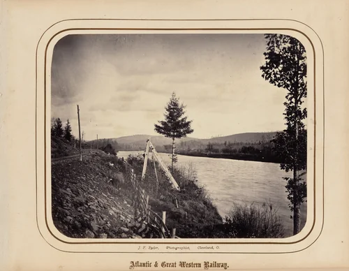 Atlantic & Great Western Railway by James F. Ryder, photograph, 1862