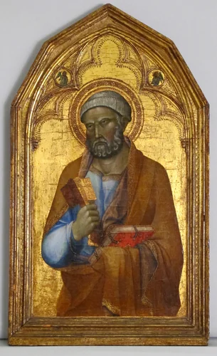 Engaged molding on a polyptych panel by Siena, other, 1340-1350