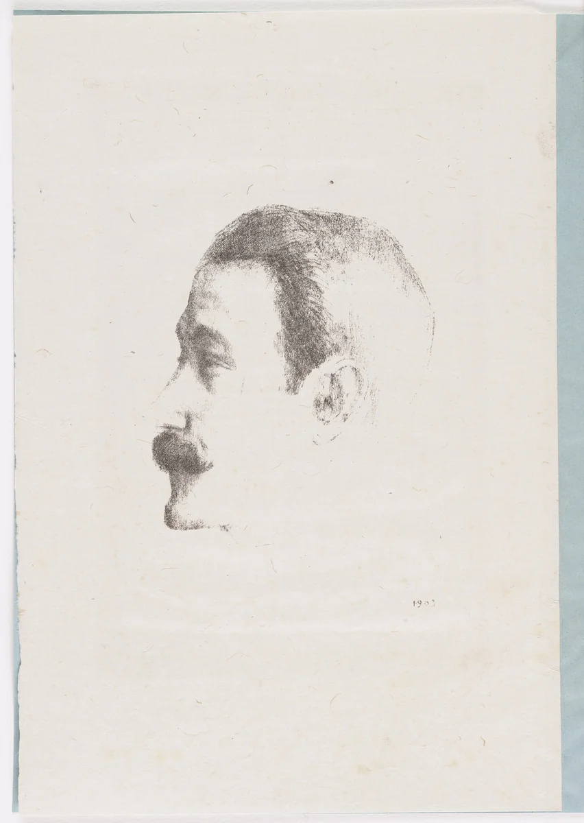 Ricardo Viñes by Odilon Redon, print, 1903