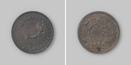Erepenning van het genootschap Pro Patria et Libertate te Utrecht by de Meyer, metalwork, 1783