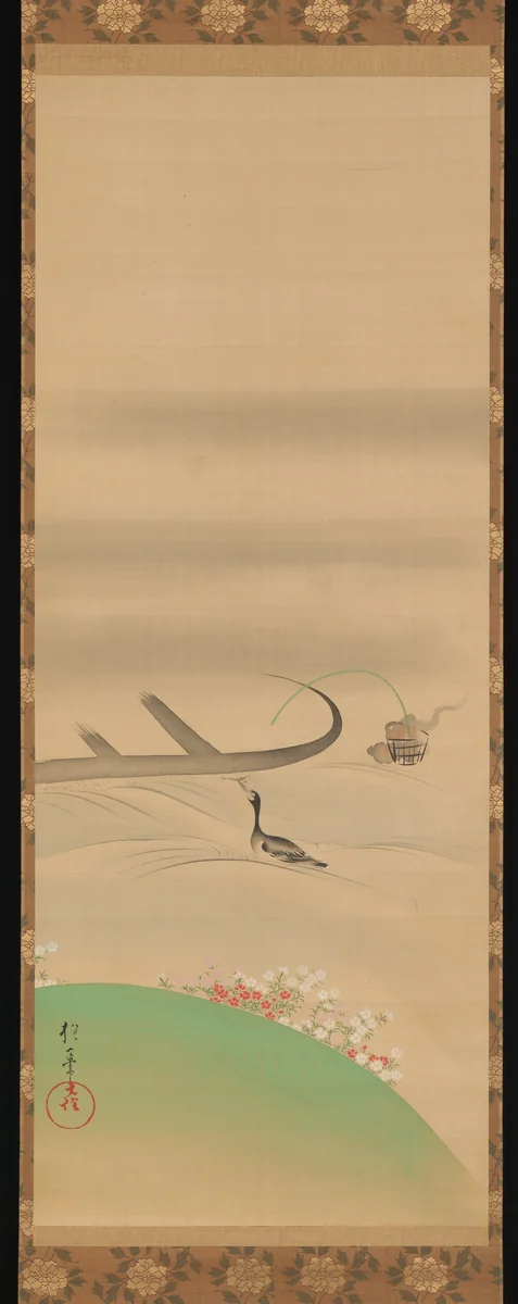 Cormorant Fishing by Sakai Hōitsu (酒井抱一), painting, 1761-1828