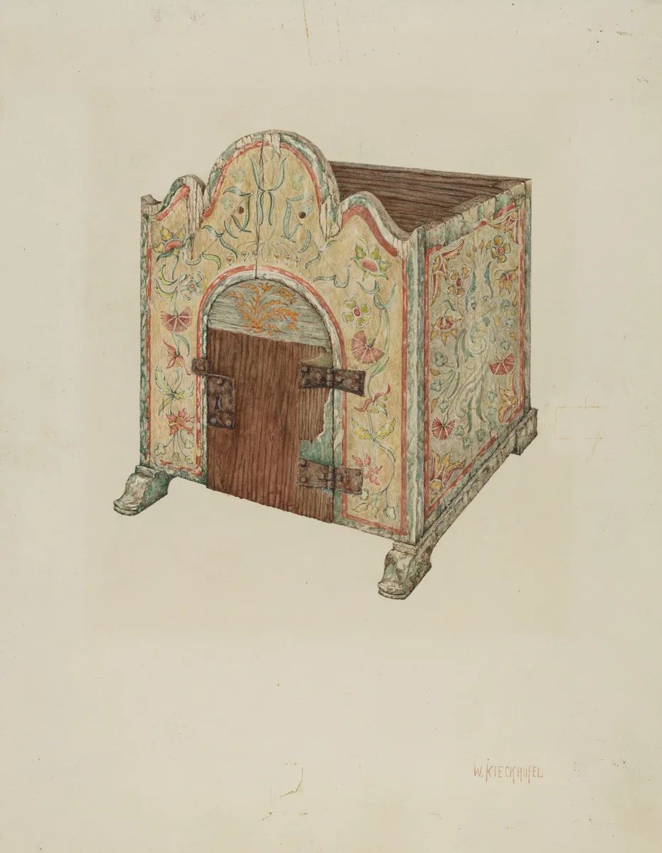 Tabernacle (Ecclesiastical Furniture) by William Kieckhofel, index of american design, 1939