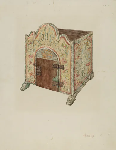 Tabernacle (Ecclesiastical Furniture) by William Kieckhofel, index of american design, 1939