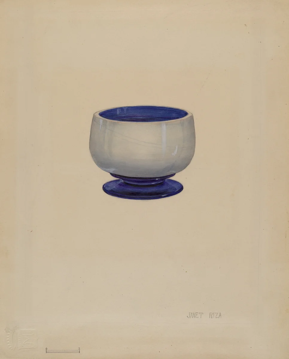 Salt Cellar by Janet Riza, index of american design, 1936