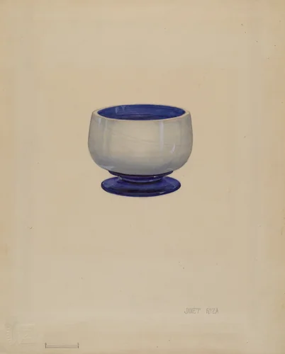 Salt Cellar by Janet Riza, index of american design, 1936