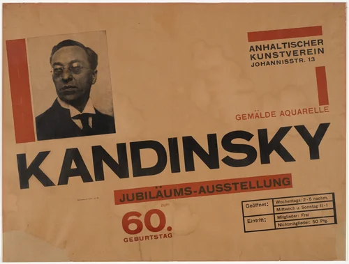 Kandinsky zum 60. Geburtstag by Herbert Bayer, design, 1926