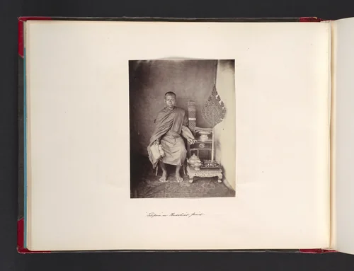 [Buddhist Priest] by John Thomson, photograph, 1865