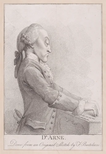 Dr. Arne by Francesco Bartolozzi, print, 1782