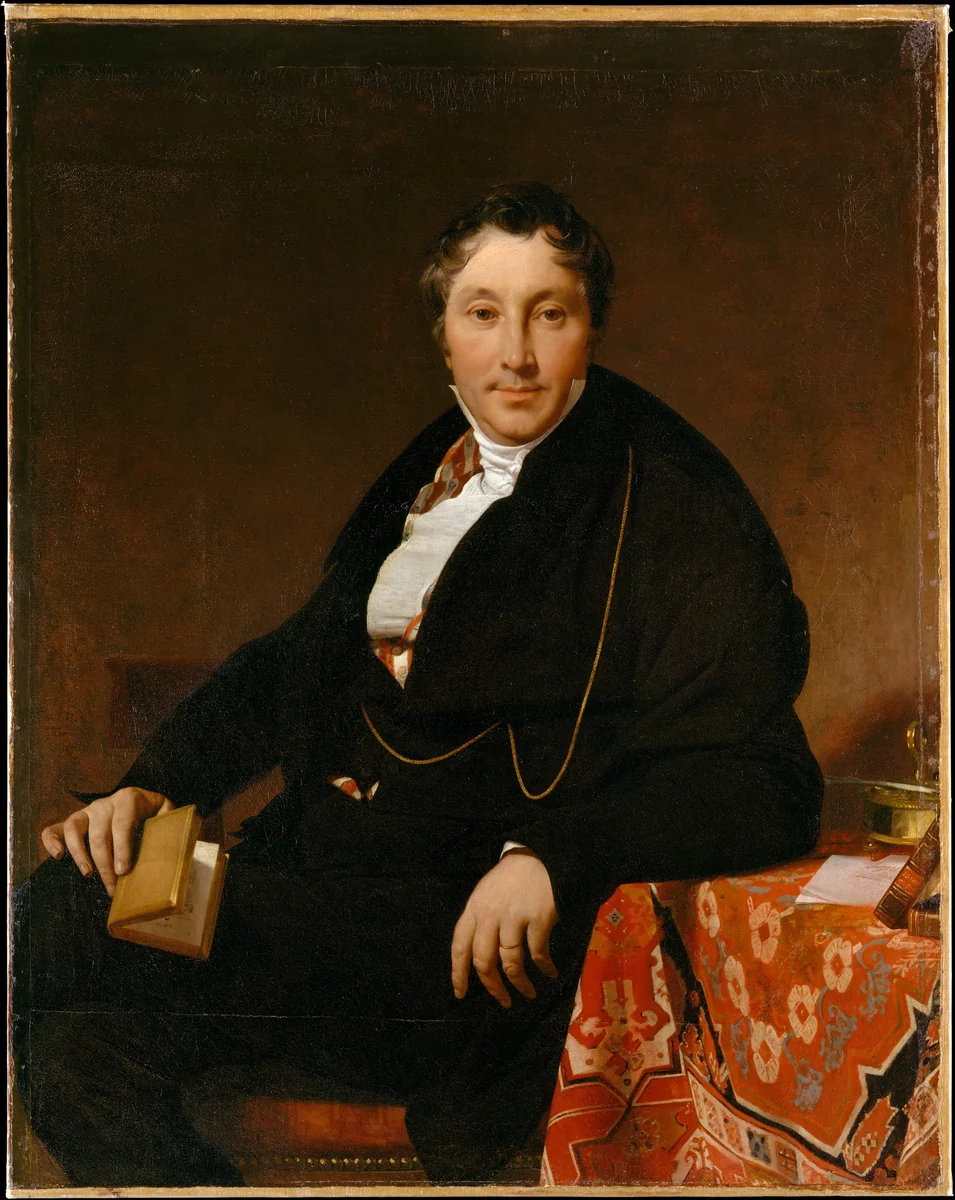 Jacques-Louis Leblanc (1774–1846) by Jean-Auguste-Dominique Ingres, painting, 1823