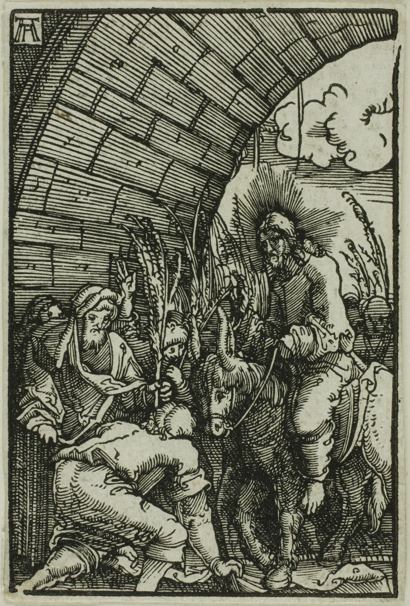 The Entry into Jerusalem, from The Fall and Redemption of Man by Albrecht Altdorfer, print, 1510-1518