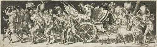 Combats and Triumphs by Etienne Delaune, print, 1538-1583