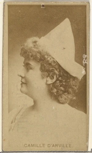 Camille D'arville, from the Actors and Actresses series (N145-8) issued by Duke Sons & Co. to promote Duke Cigarettes by W. Duke, Sons & Co., photograph, 1890-1895