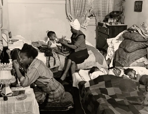 One-Room Kitchenette, Chicago, Illinois by Wayne Miller, photograph, 1946