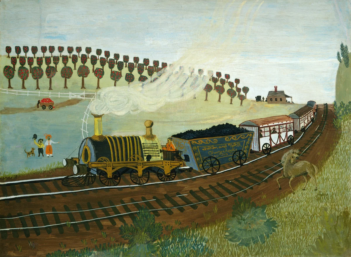 Boston and North Chungahochie Express by American 20th Century, painting, 1916-1919