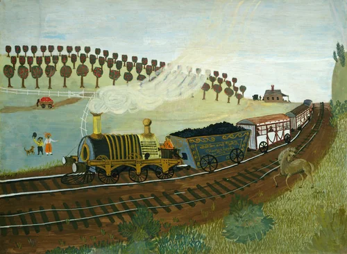 Boston and North Chungahochie Express by American 20th Century, painting, 1916-1919
