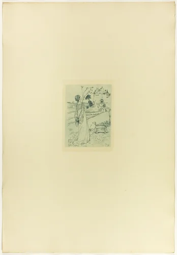 Fairy Tale by Heinrich Vogeler, print, 1895