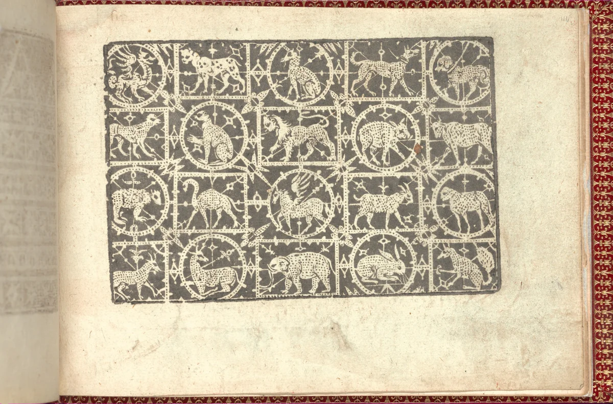 Corona delle Nobili et Virtuose Donne: Libro I-IV, page 116 (recto) by Cesare Vecellio, book, 1601